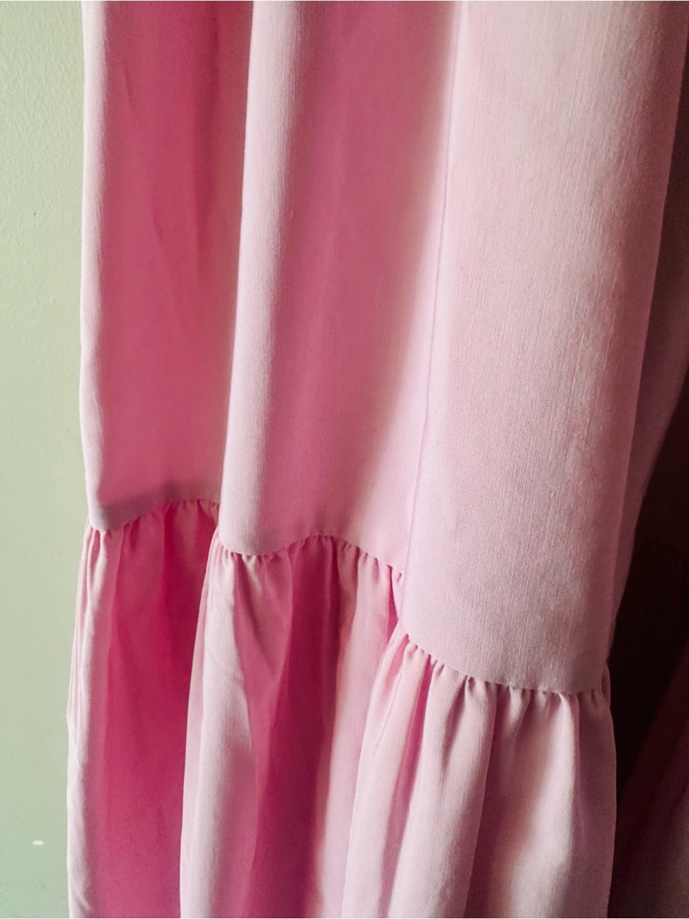 ZARA Pink Smocked Midi Dress with Adjustable Straps - Picture 4 of 5